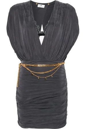 Elisabetta Franchi Jersey-Minikleid mit Bralet