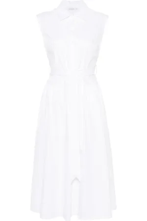 Patrizia Pepe Midikleid aus Popeline