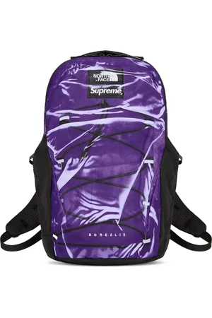 Supreme X The North Face Borealis "Purple" Rucksack mit Trompe-l