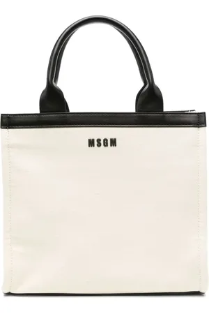 Msgm Tote Bag mit Logo-Patch