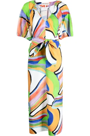 Mara Hoffman Albi Midikleid mit grafischem Print