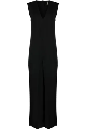 THOM KROM Jumpsuit mit V-Ausschnitt