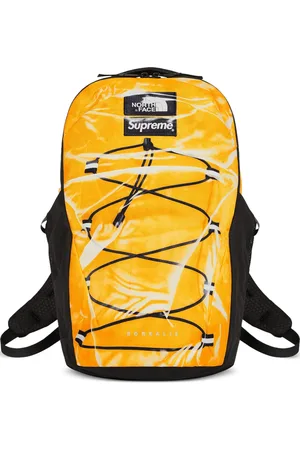 Supreme X The North Face Borealis "Yellow" Rucksack mit Trompe-l
