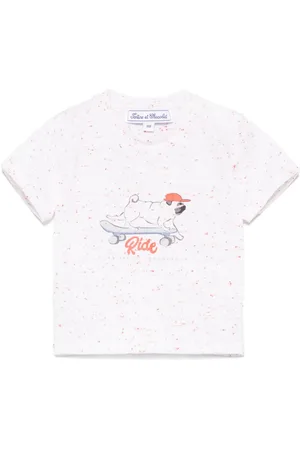 Tartine Et Chocolat T-Shirt mit Hunde-Print
