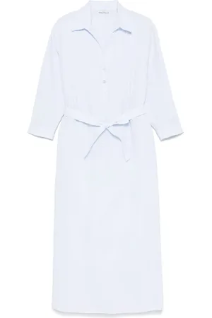 PESERICO SIGN Midikleid aus Leinen