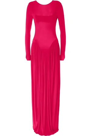 GENNY Semi-transparentes Maxikleid