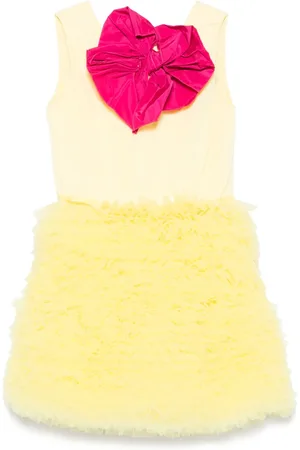 MISS GRANT Kleid mit Tülleinsatz