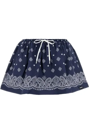 Miu Miu Minirock mit Paisley-Print