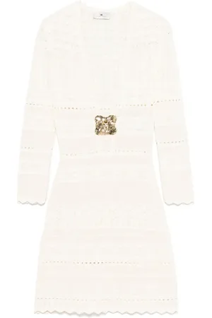Elisabetta Franchi Minikleid mit Lochmuster