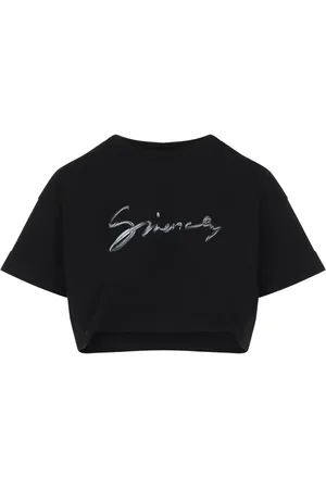 Givenchy Cropped-T-Shirt mit Logo-Print