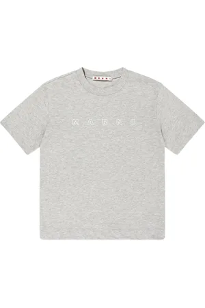 Marni T-Shirt mit Logo-Print