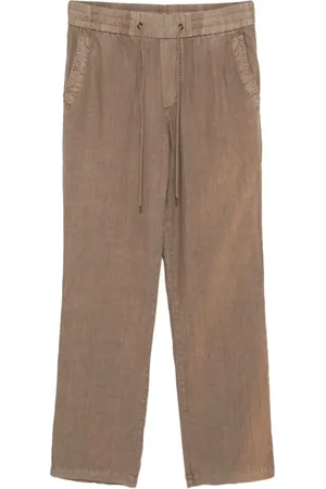 James Perse Leinenhose mit geradem Bein