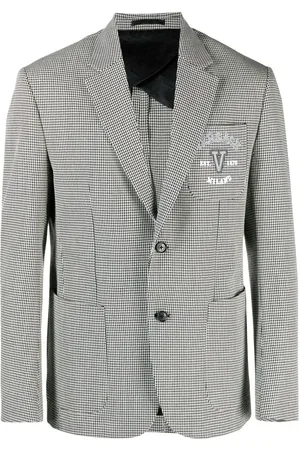 VERSACE Sakko mit Hahnentrittmuster