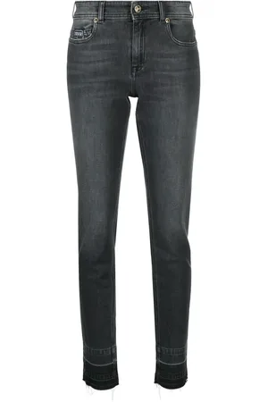 VERSACE Skinny-Jeans mit Logo-Patch