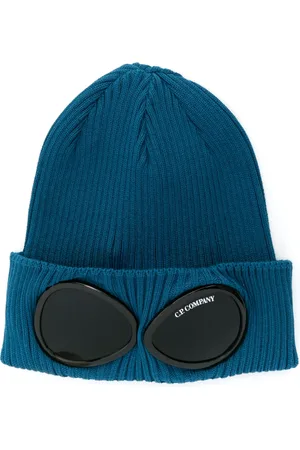 C.P. Company Gerippte Mütze mit Goggle-Detail