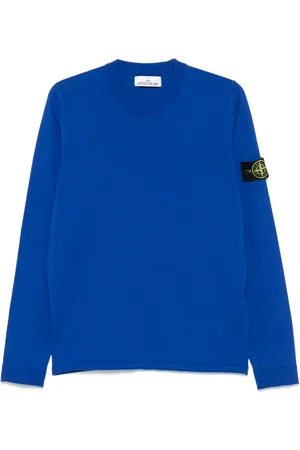 Stone Island Pullover mit Kompass-Patch