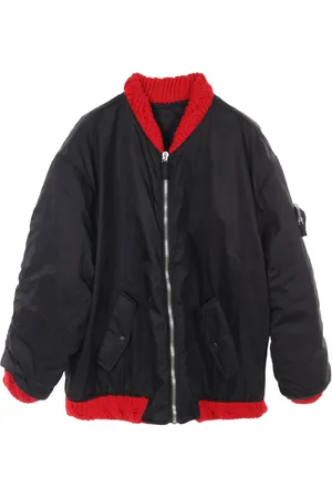 Prada 2010s Bomberjacke mit gestricktem Detail