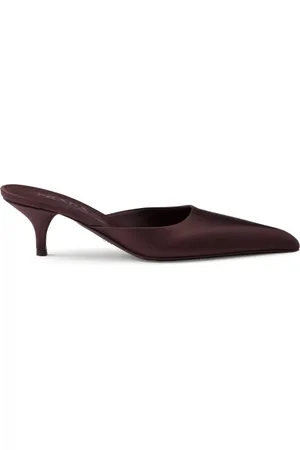 Prada Mules aus Satin 55mm