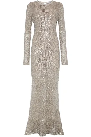 Brunello Cucinelli Besticktes Kleid