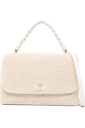 Twin-Set Tote Bag mit Mesh-Effekt