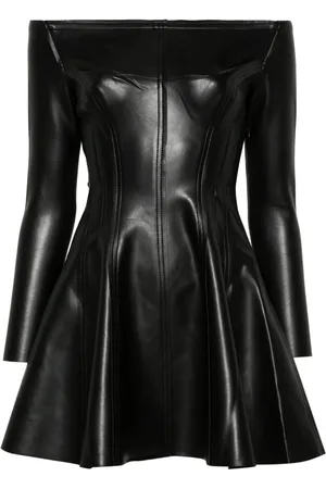 Norma Kamali Ausgestelltes Grace Minikleid