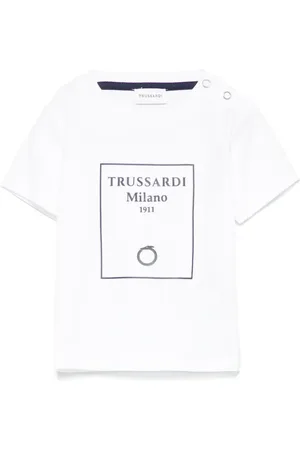 Trussardi T-Shirt mit Logo-Print