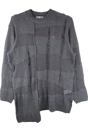 YOHJI YAMAMOTO Ausgefranster Oversized-Pullover