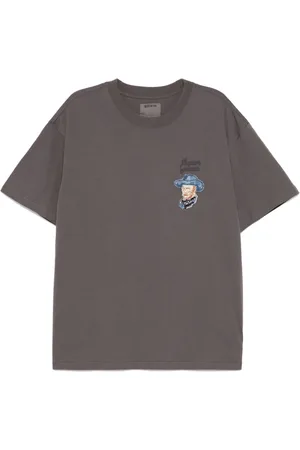 Musium Div. T-Shirt mit Logo-Stickerei