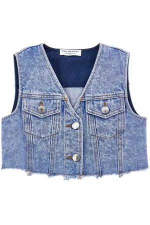 PHILOSOPHY DI LORENZO SERAFINI Weste aus Denim