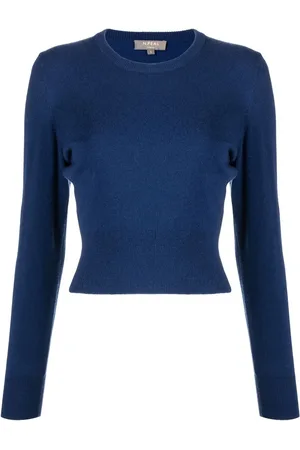 N.PEAL Kaschmirpullover mit Rundhalsausschnitt