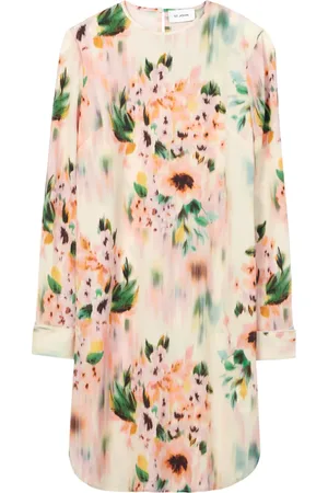 ST. JOHN Minikleid mit Blumen-Print