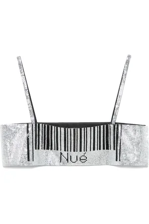 Nué Notes Barcode Mirror Oberteil