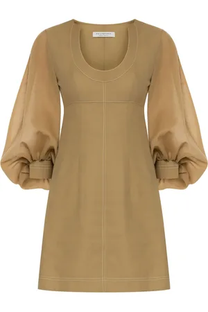 Serafini Minikleid mit Puffärmeln