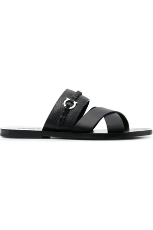Salvatore Ferragamo Sandalen mit Gancini-Schild