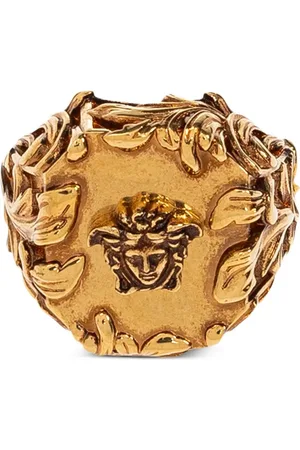 VERSACE Ring mit Logo-Schild
