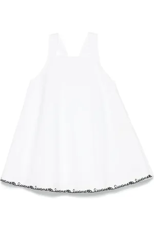 Simonetta Kleid mit Logo-Stickerei