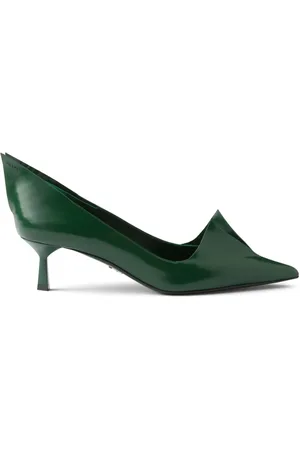 Prada Pumps aus gebürstetem Leder 55mm