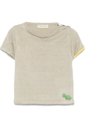 Gensami Gestricktes T-Shirt