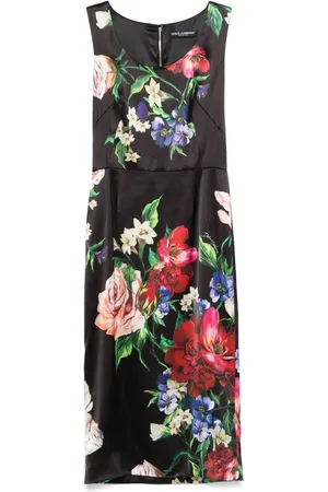 Dolce & Gabbana Kleid mit Blumen-Print