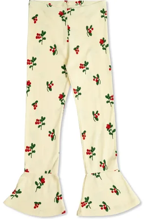 Mini Rodini Leggings mit Kirschen-Print