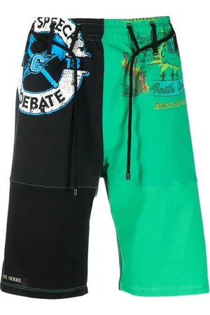 Marine Serre Joggingshorts mit grafischem Print