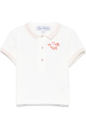 Tartine Et Chocolat Besticktes Poloshirt