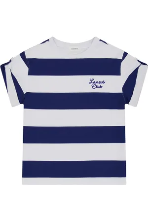 LANEUS Gestreiftes T-Shirt