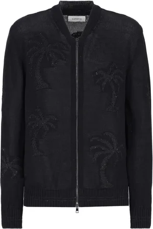 LANEUS Jacke mit Palmenstickerei