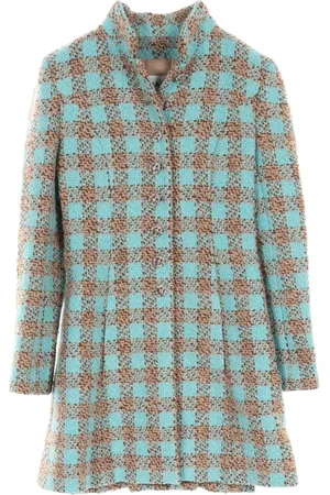 CHANEL 1986-1988 Mantel aus Tweed