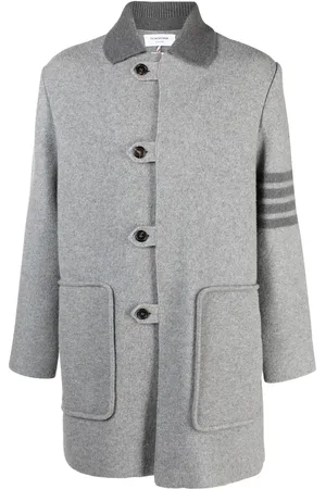 Thom Browne Mantel mit Streifendetail