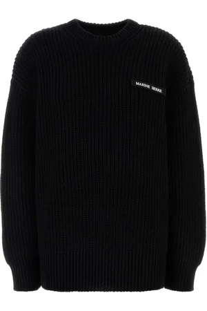 Marine Serre Pullover mit Logo-Detail