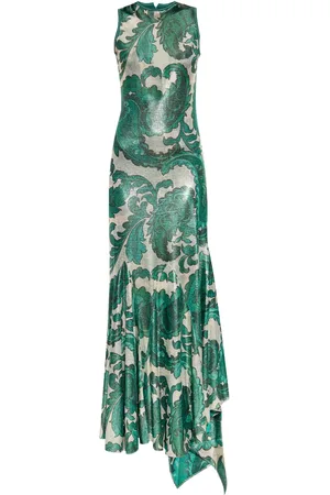 Etro Maxikleid mit schimmerndem Finish