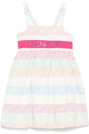 John Richmond Kleid mit Logo-Muster