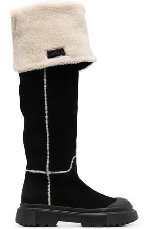 Hogan Shearling-Stiefeletten